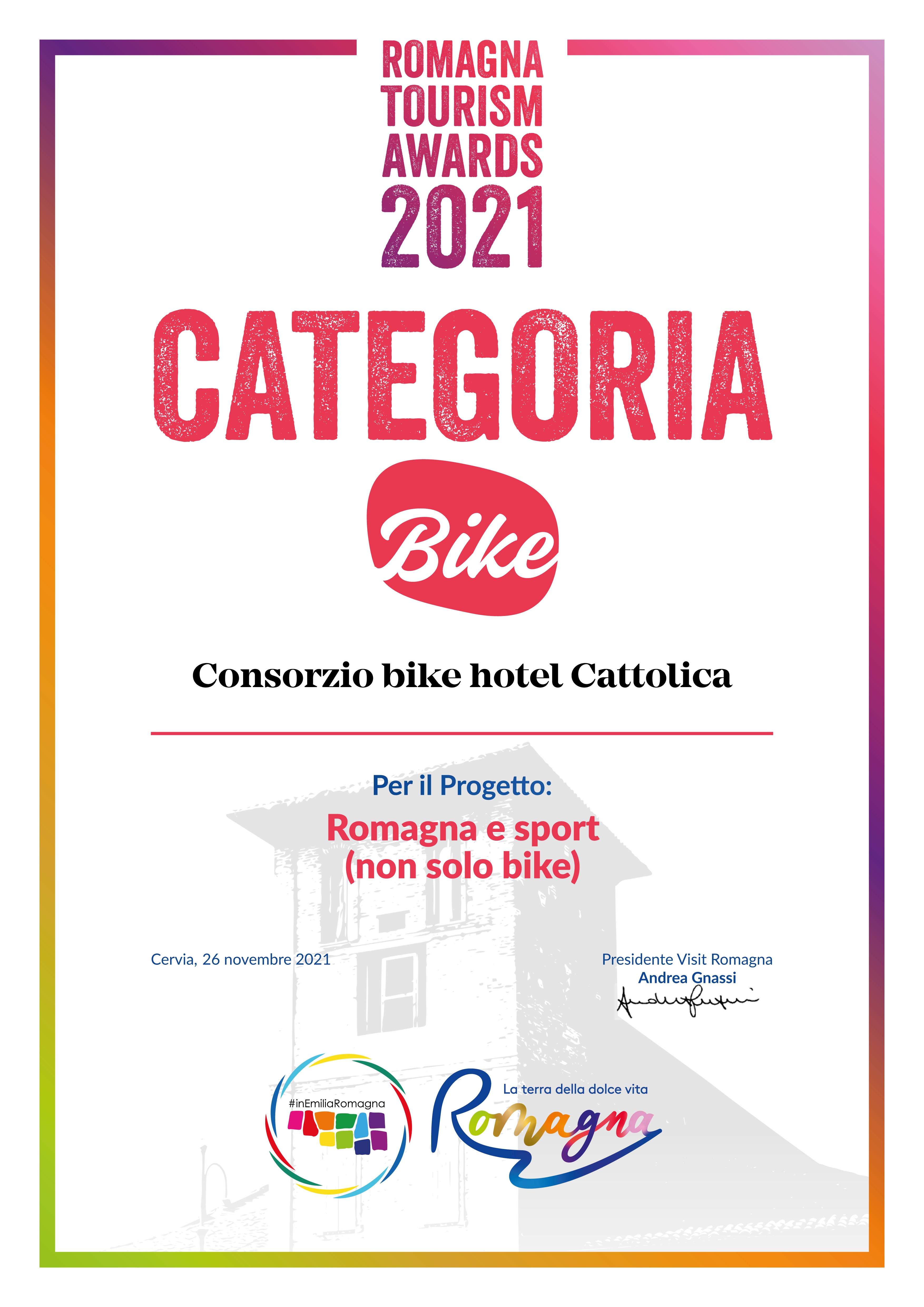 Consorzio bike hotel Cattolica