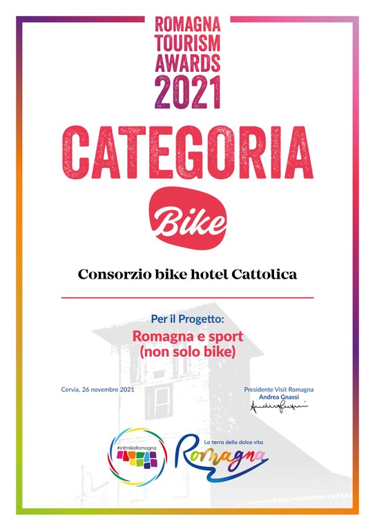 Consorzio bike hotel Cattolica